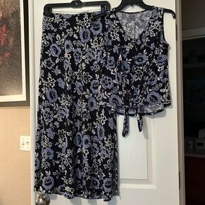 Loft maxi skirt with matching top.